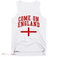Come On England Flag England Pride Soccer Tank Top thumb 0