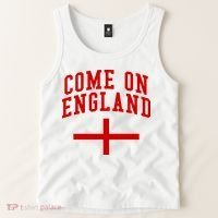 Come On England Flag England Pride Soccer Tank Top thumb 2