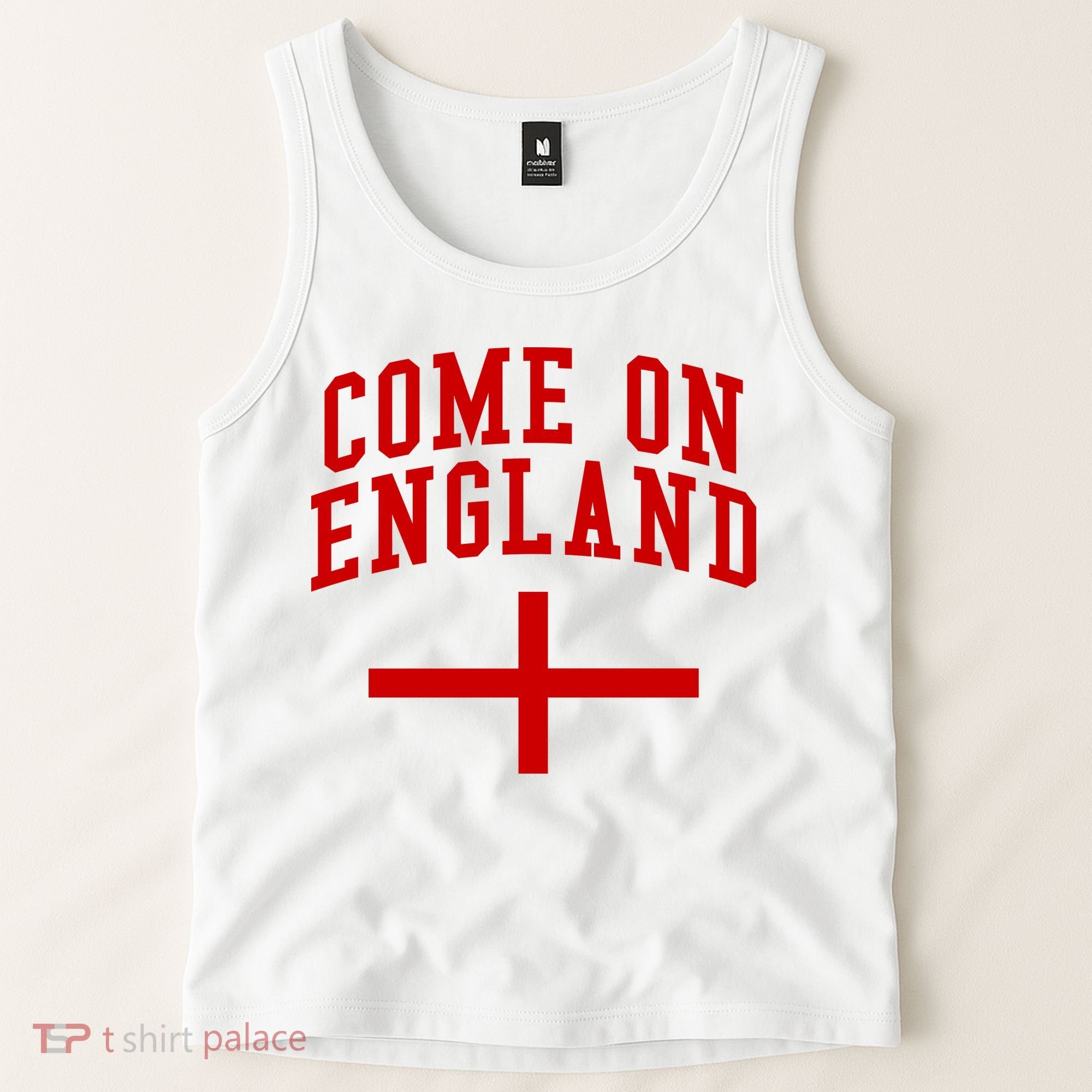 Come On England Flag England Pride Soccer Tank Top