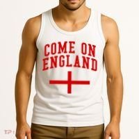 Come On England Flag England Pride Soccer Tank Top thumb 3