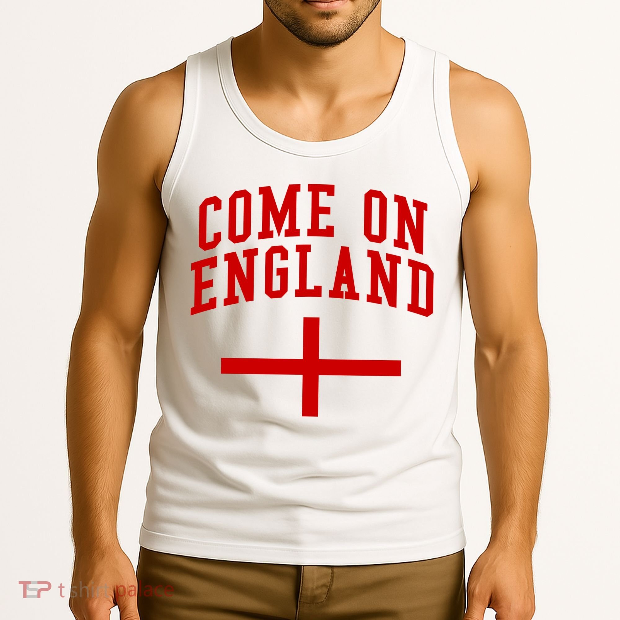 Come On England Flag England Pride Soccer Tank Top