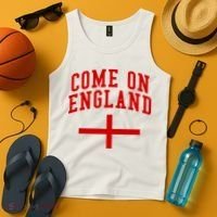 Come On England Flag England Pride Soccer Tank Top thumb 4
