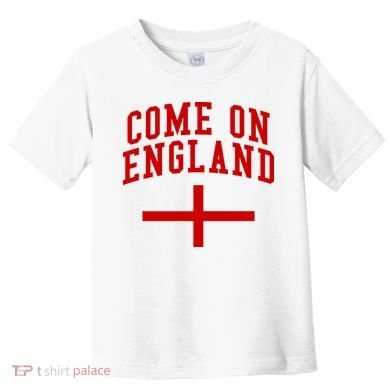 Come On England Flag England Pride Soccer Toddler T-Shirt