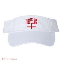 Come On England Flag England Pride Soccer Visor thumb 0