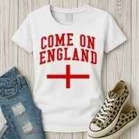 Come On England Flag England Pride Soccer Women's T-Shirt thumb 3