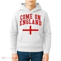 Come On England Flag England Pride Soccer Kids Hoodie thumb 4
