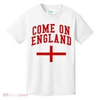 Come On England Flag England Pride Soccer Kids T-Shirt thumb 0