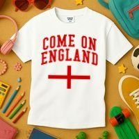 Come On England Flag England Pride Soccer Kids T-Shirt thumb 3