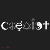 COEXIST Logo Love Peace Good Evil Cool Women's Sweatshirt thumb 2