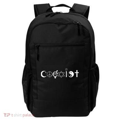 COEXIST Logo Love Peace Good Evil Cool Backpack