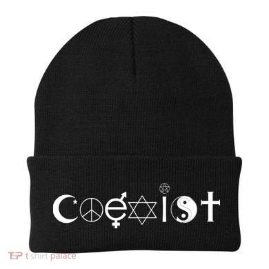 COEXIST Logo Love Peace Good Evil Cool Beanie
