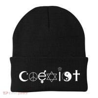 COEXIST Logo Love Peace Good Evil Cool Beanie thumb 0
