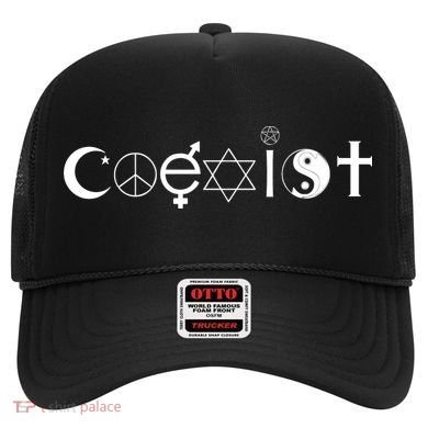 COEXIST Logo Love Peace Good Evil Cool Hat
