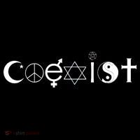 COEXIST Logo Love Peace Good Evil Cool Toddler Hoodie thumb 2