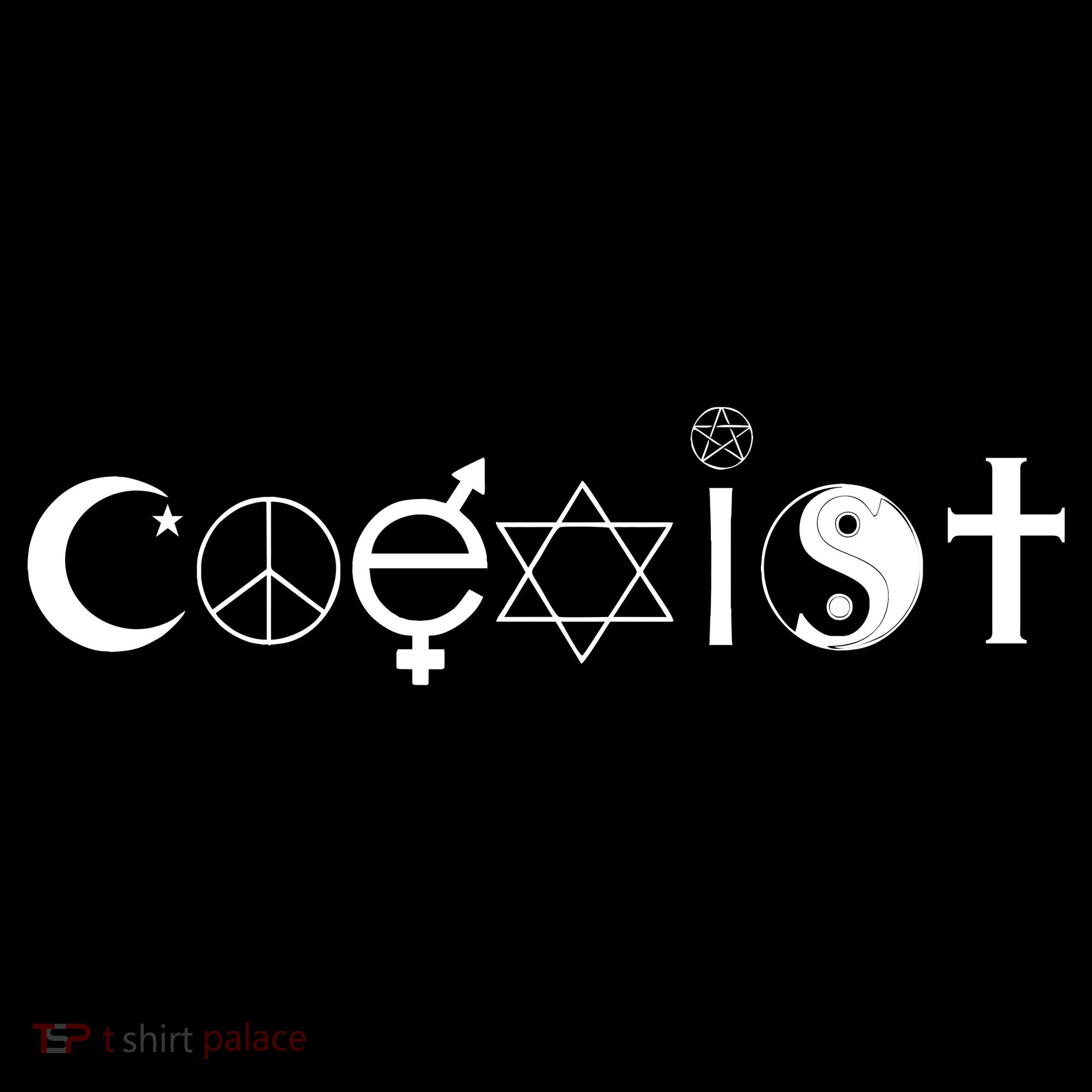 COEXIST Logo Love Peace Good Evil Cool Toddler Hoodie