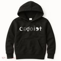 COEXIST Logo Love Peace Good Evil Cool Kids Hoodie thumb 0