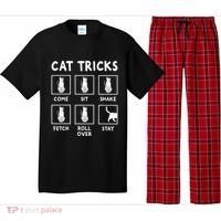 Cat Owner Funny Cat Tricks For Feline Kitten Lover Pajama Set thumb 0