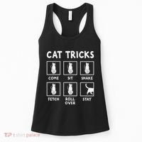Cat Owner Funny Cat Tricks For Feline Kitten Lover Women's Tank Top thumb 0