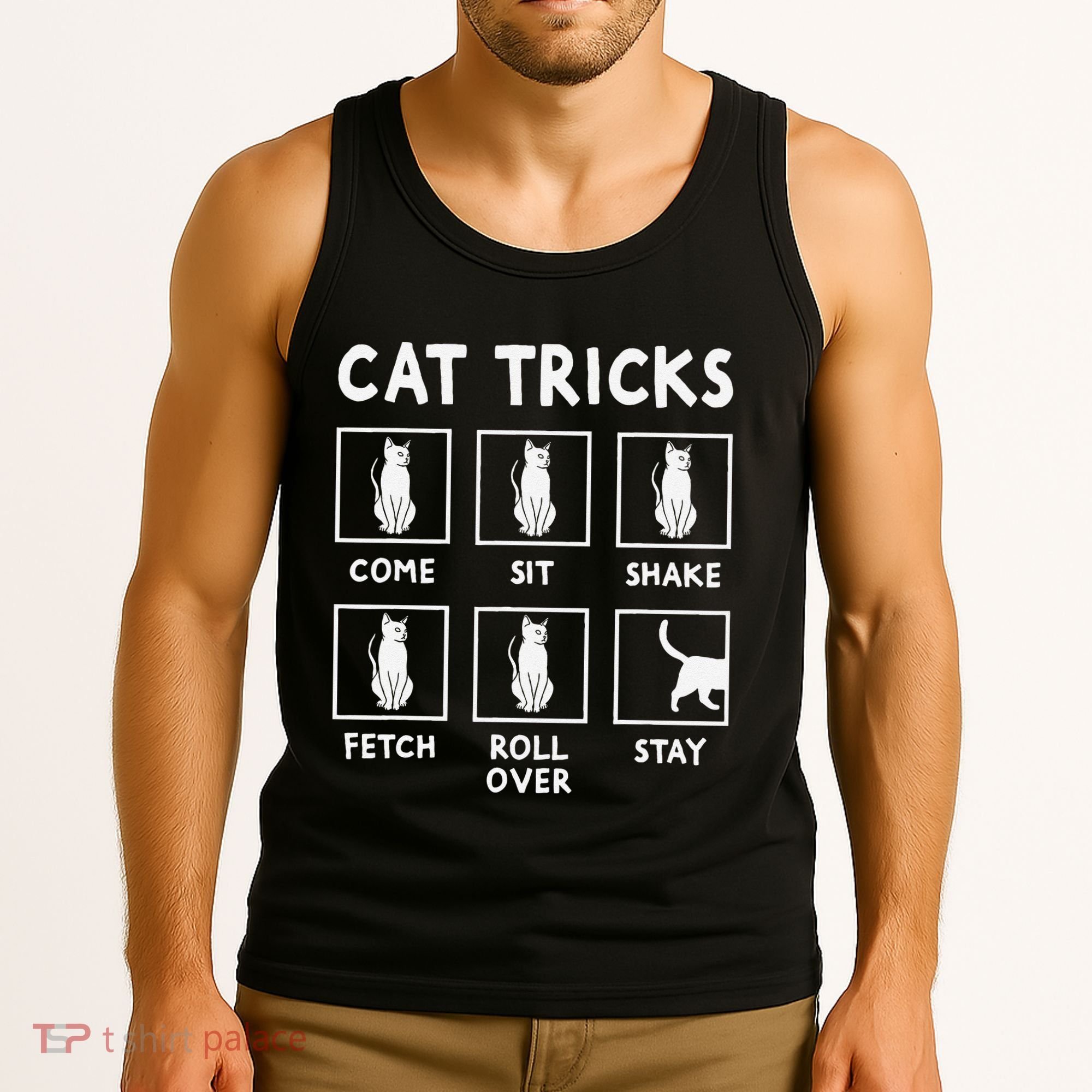 Cat Owner Funny Cat Tricks For Feline Kitten Lover Tank Top