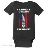 Candace Owens for President 2028 Baby Bodysuit thumb 0