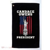 Candace Owens for President 2028 Golf Towel thumb 0