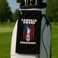 Candace Owens for President 2028 Golf Towel thumb 2