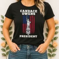 Candace Owens for President 2028 Women's T-Shirt thumb 2