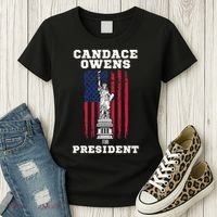 Candace Owens for President 2028 Women's T-Shirt thumb 3