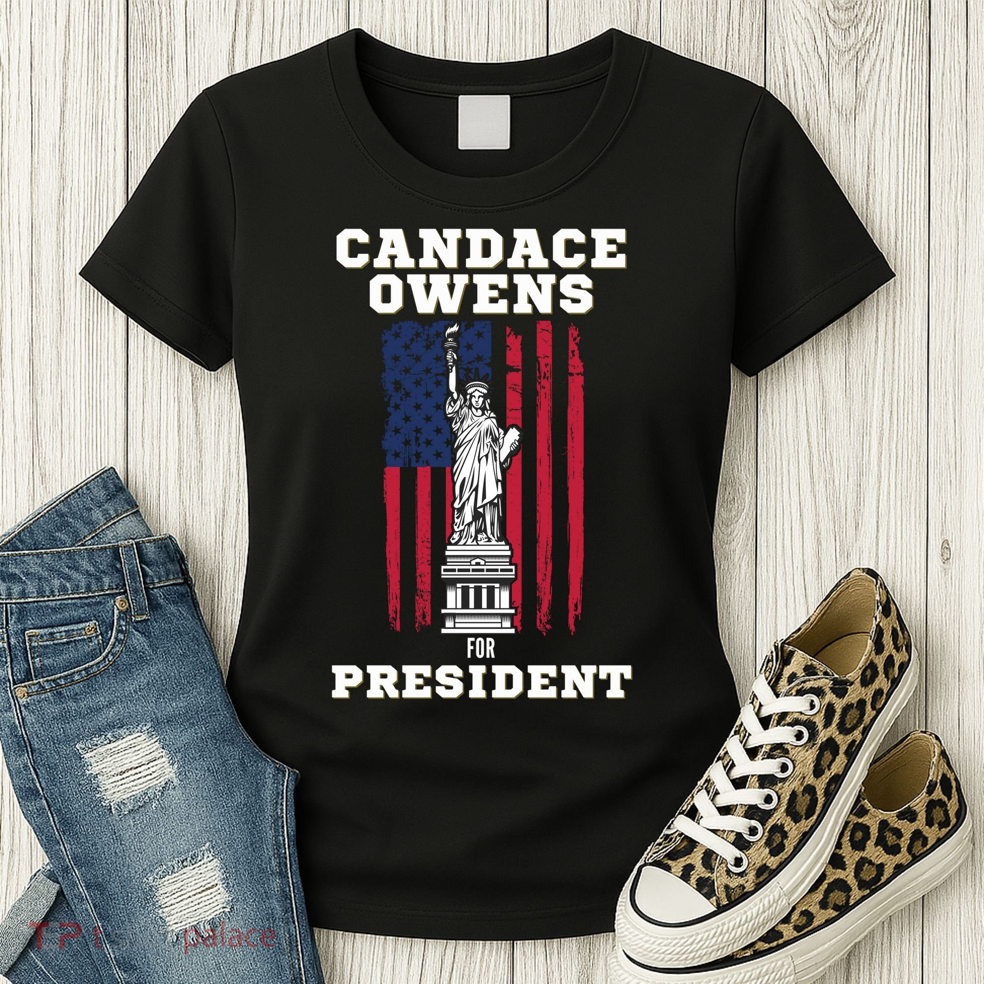 Candace Owens for President 2028 Women's T-Shirt