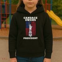 Candace Owens for President 2028 Kids Hoodie thumb 3