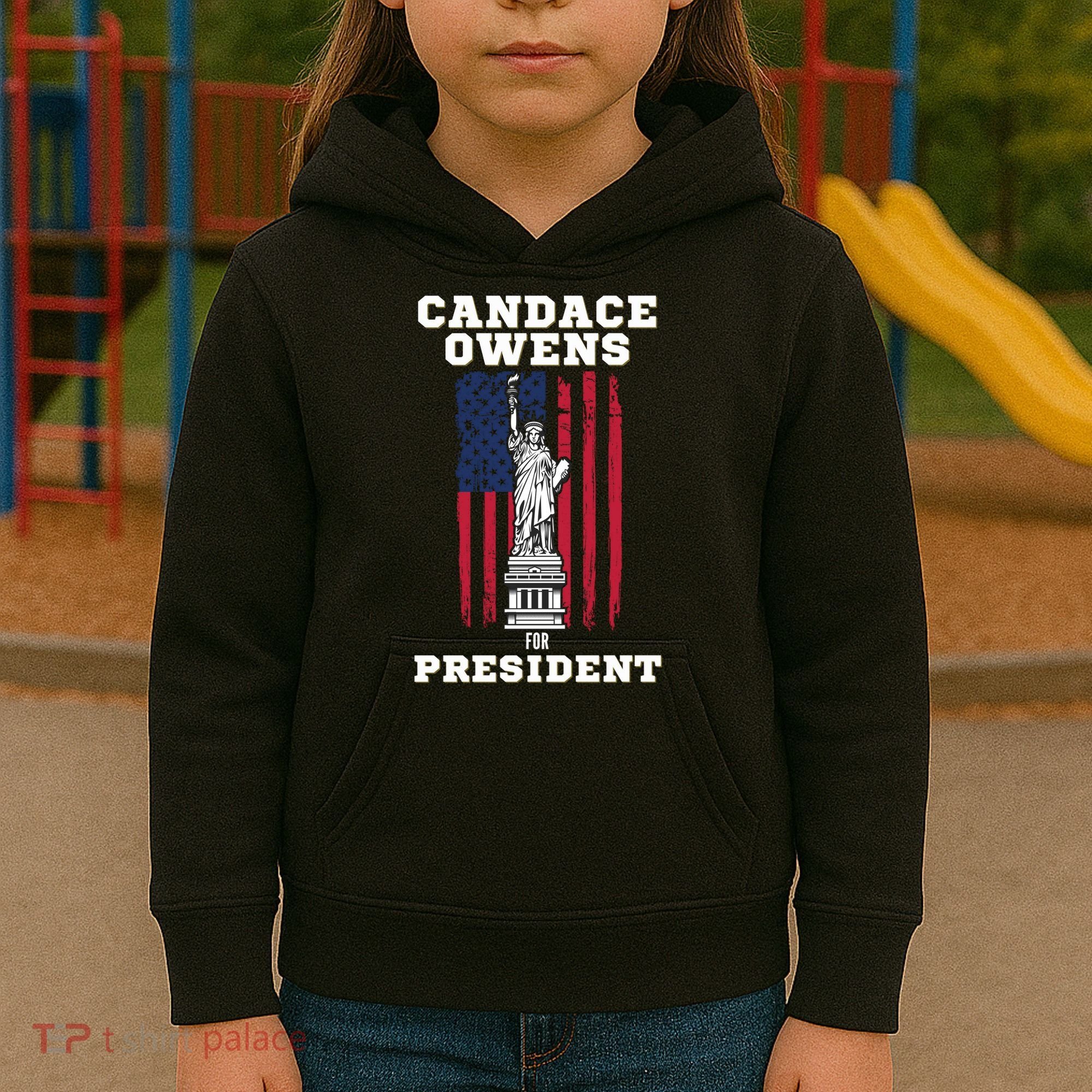 Candace Owens for President 2028 Kids Hoodie