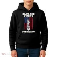 Candace Owens for President 2028 Kids Hoodie thumb 4