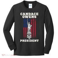 Candace Owens for President 2028 Kids Long Sleeve Shirt thumb 0
