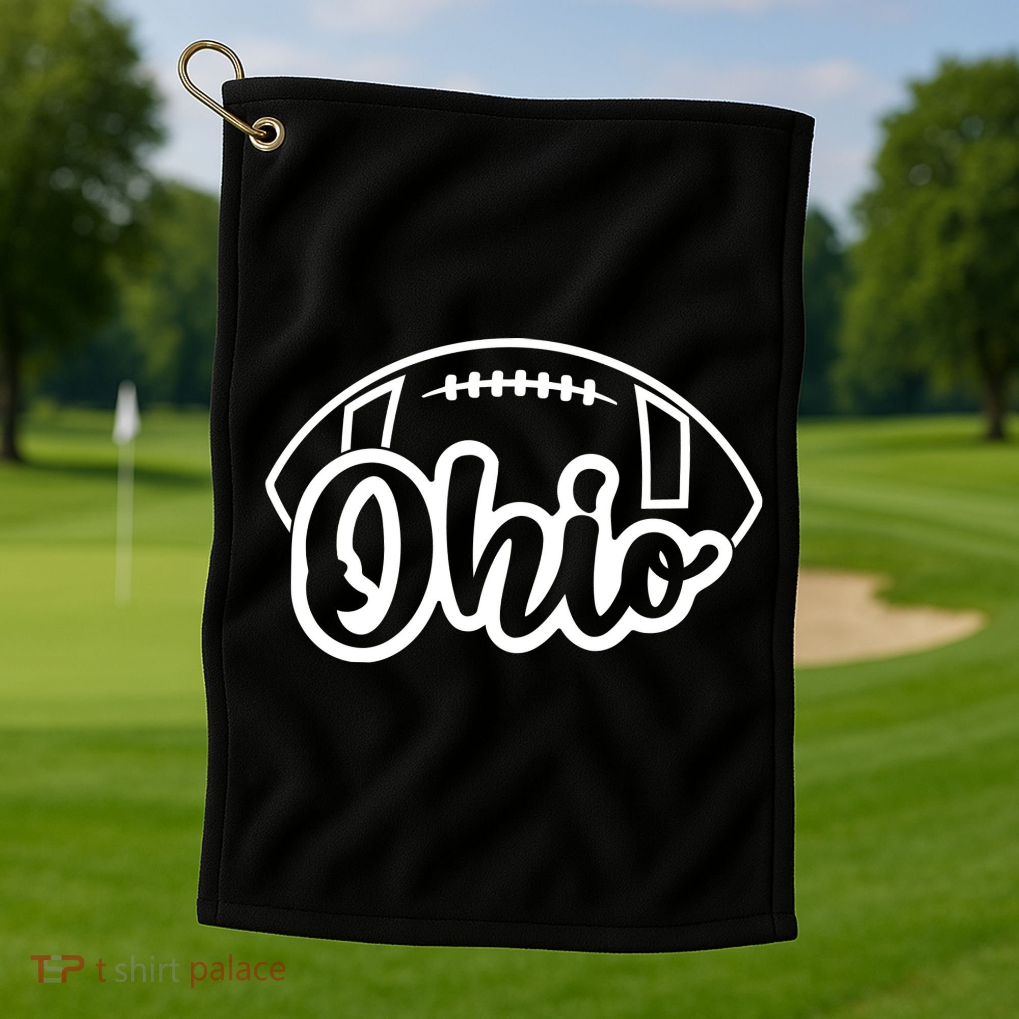 Cool Ohio Football Golf Towel