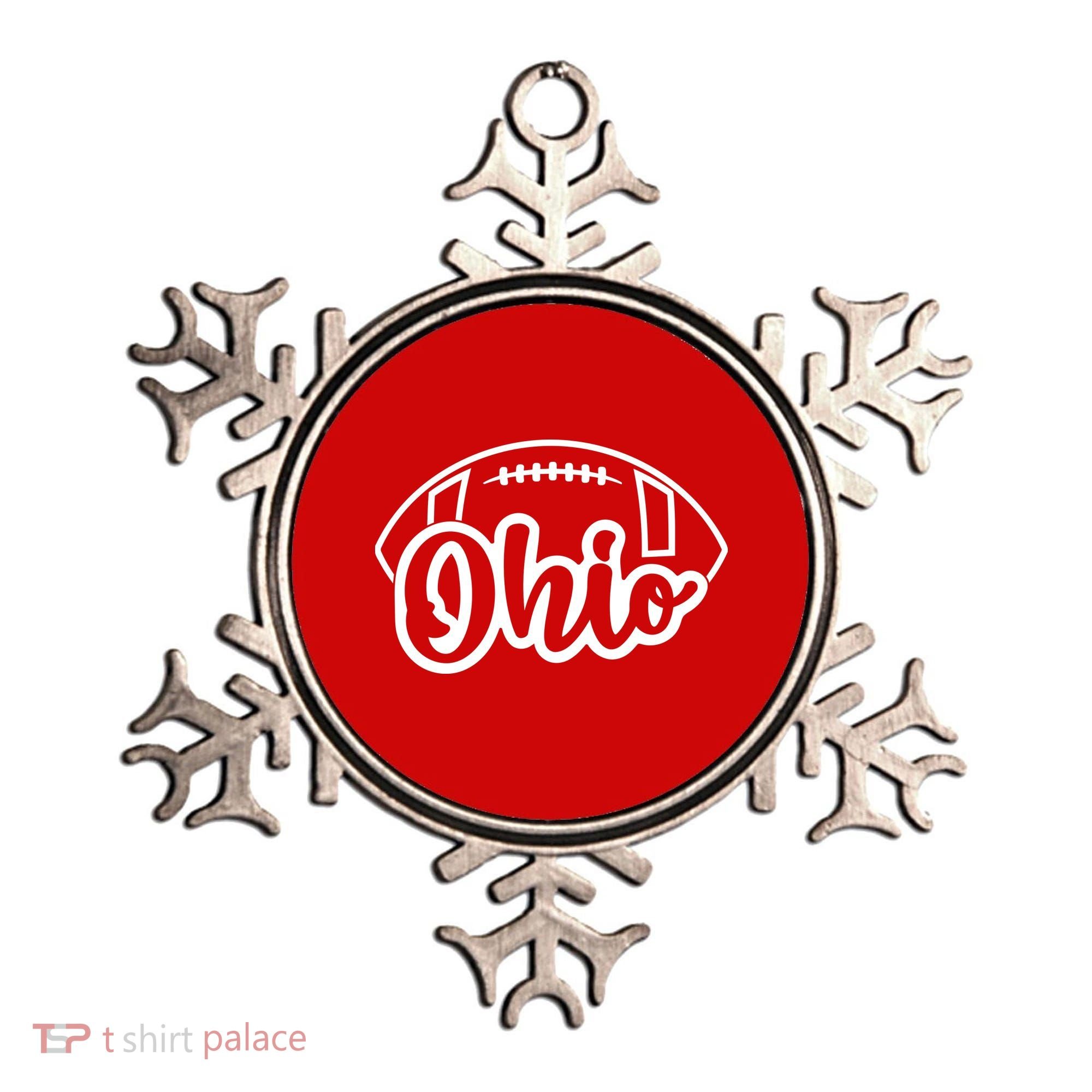 Cool Ohio Football Ornament