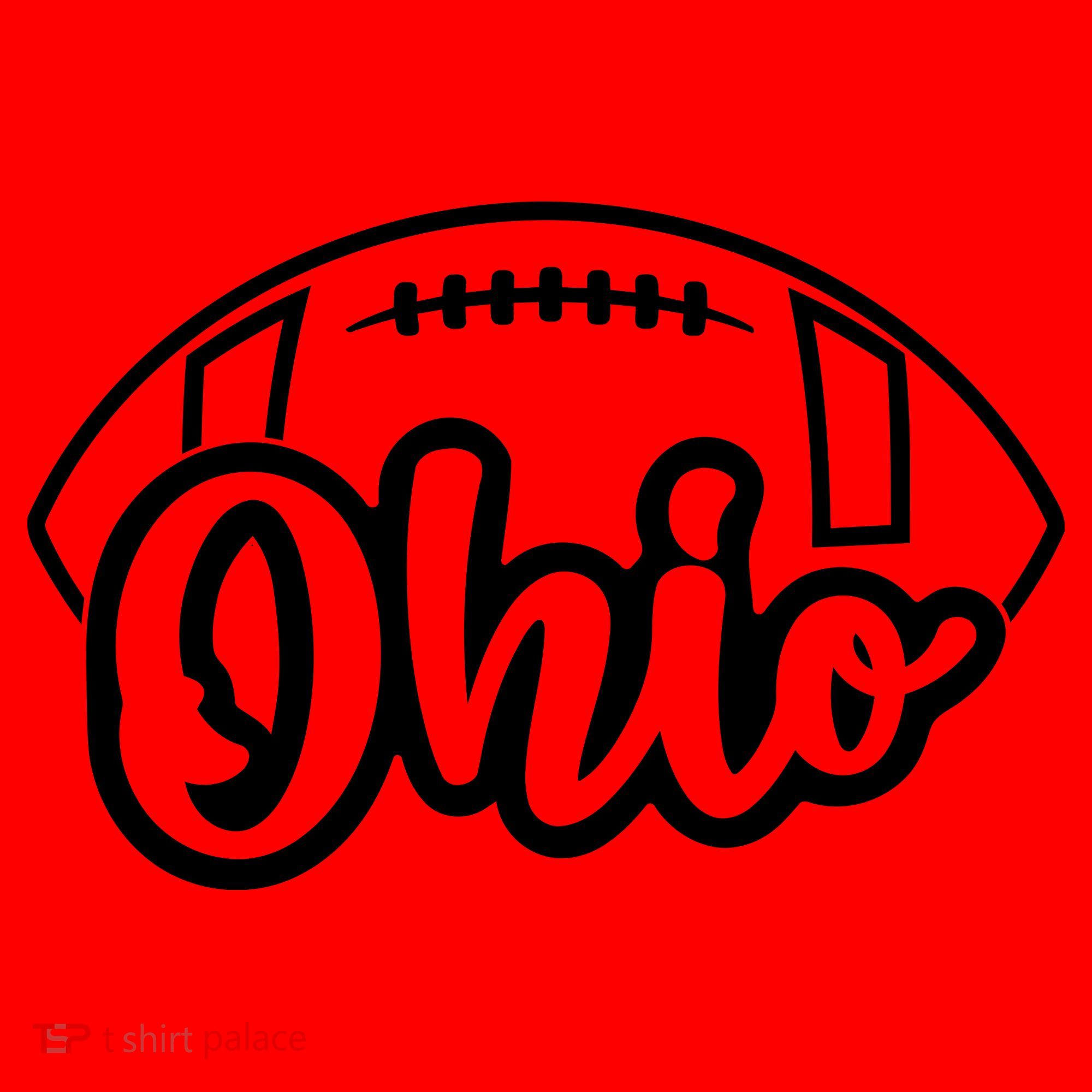 Cool Ohio Football Santa Hat