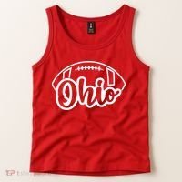 Cool Ohio Football Tank Top thumb 2