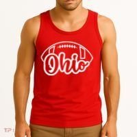 Cool Ohio Football Tank Top thumb 3