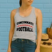 Cincinnati Ohio Football Women's Tank Top thumb 2