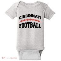 Cincinnati Ohio Football Baby Bodysuit thumb 0