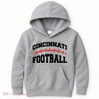 Cincinnati Ohio Football Kids Hoodie thumb 0