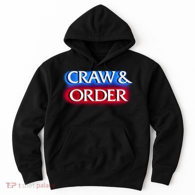 Craw & Order Funny Seafood Parody Hoodie