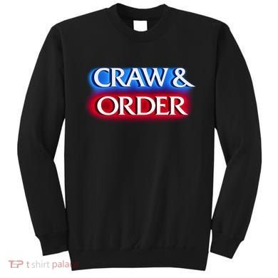 Craw & Order Funny Seafood Parody Sweatshirt
