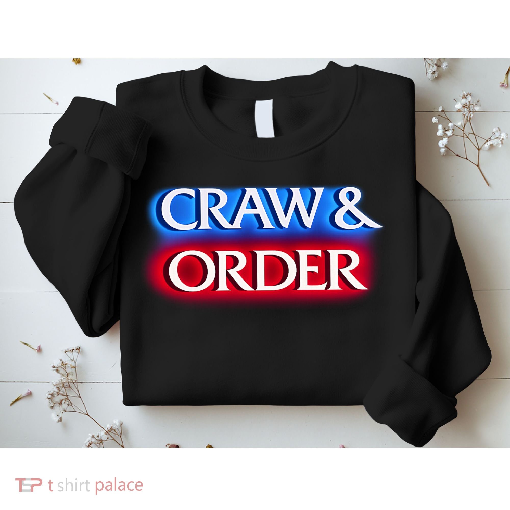 Craw & Order Funny Seafood Parody Sweatshirt