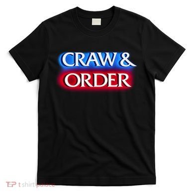 Craw & Order Funny Seafood Parody T-Shirt