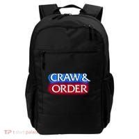 Craw & Order Funny Seafood Parody Backpack thumb 0