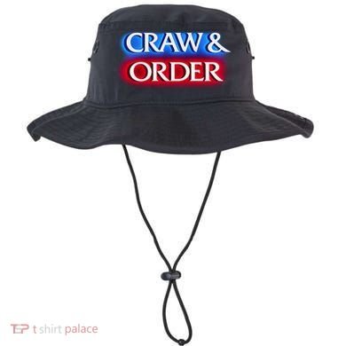 Craw & Order Funny Seafood Parody Bucket Hat