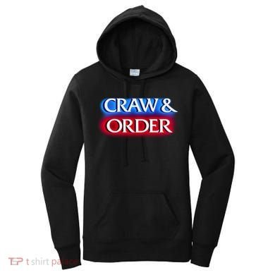 Craw & Order Funny Seafood Parody Women's Hoodie