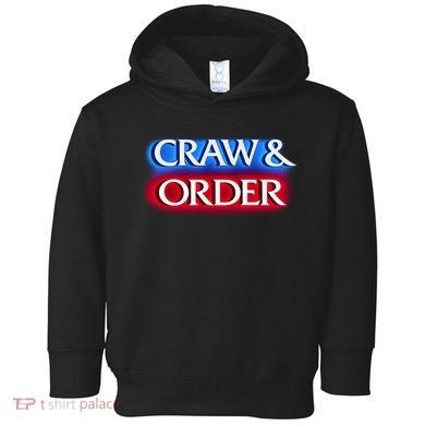 Craw & Order Funny Seafood Parody Toddler Hoodie