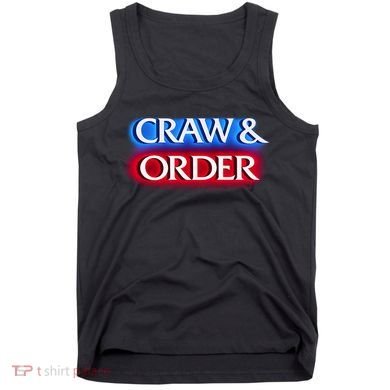 Craw & Order Funny Seafood Parody Tank Top